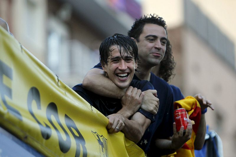 Bojan y Xavi