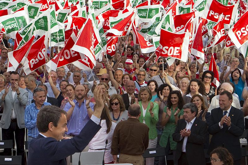 ZAPATERO VE BIEN A UN PSOE MOVILIZADO Y CON UN RUMBO TRAZADO PARA EL 22-M