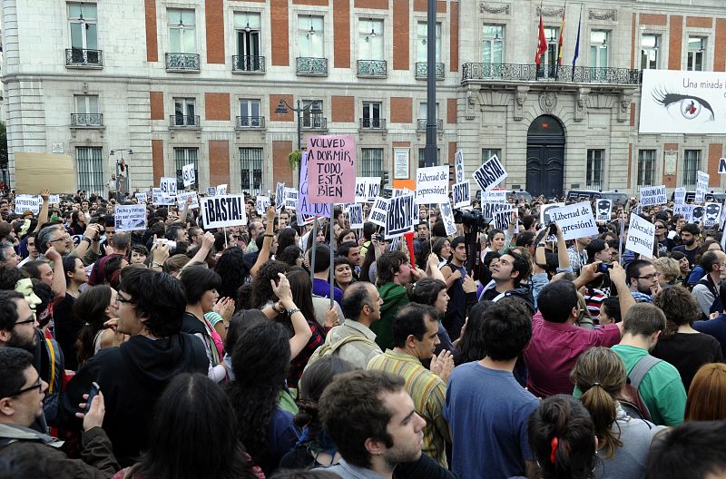 La concentración ha llenado la Puerta del Sol de Madrid