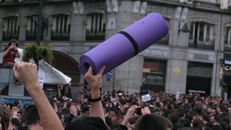 "Hoy y mañana, todos en pijama", era una de las consignas escuchadas tras la asamblea.