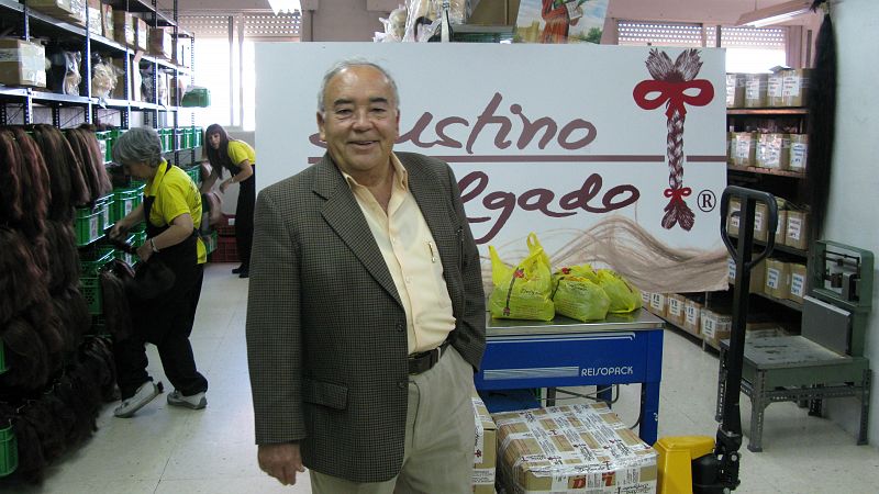 Justino Delgado, dueño del almacén