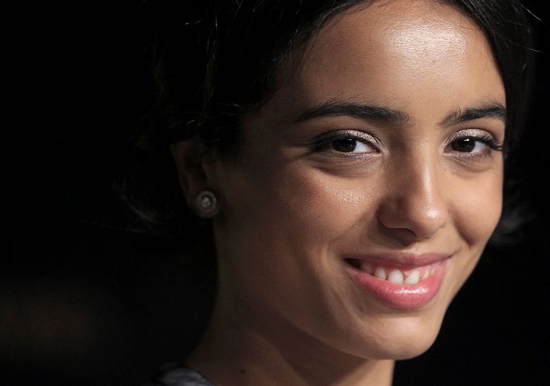 Cast member Herzi attends a news conference for the film La Source des Femmes at the 64th Cannes Film Festival