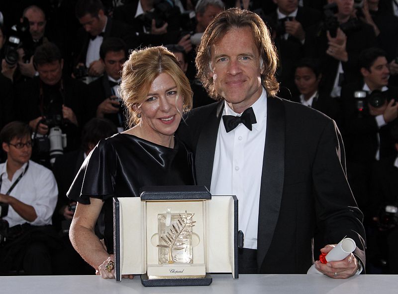 Los productores de 'El árbol de la vida', Bill Pohlad y Dede Gardner