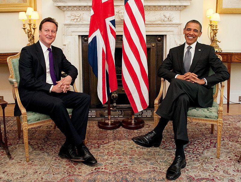 Cameron y Obama han abordado asuntos como la intervención de la OTAN en Libia, la guerra en Afganistán y las revueltas árabes durante una reunión de una hora y media.