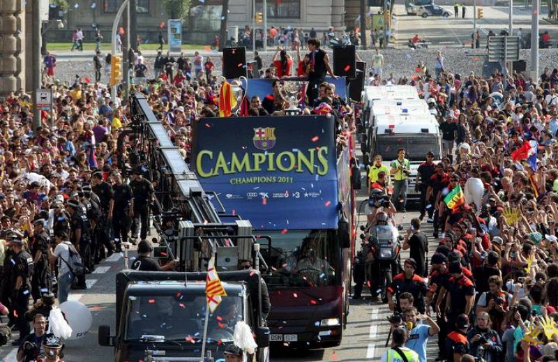 CELEBRACIÓN DEL FC BARCELONA