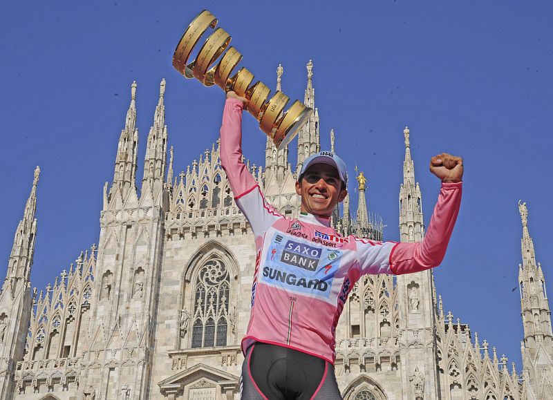El de Pinto fue el último en abandonar el podio.