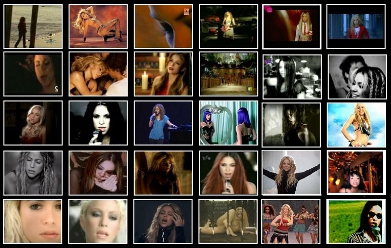 los videoclips de shakira