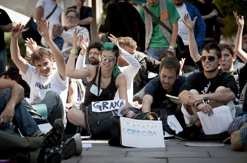 LA ACAMPADA DE SOL RECIBE ESTE FIN DE SEMANA A REPRESENTANTES DE TODA ESPAÑA
