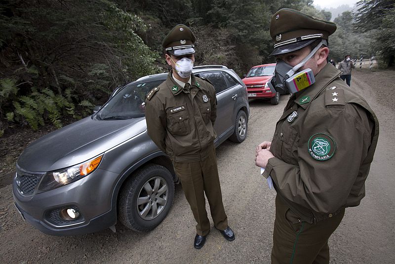 EL GOBIERNO CHILENO IMPIDE EL RETORNO DE LOS EVACUADOS POR ERUPCIÓN VOLCÁNICA