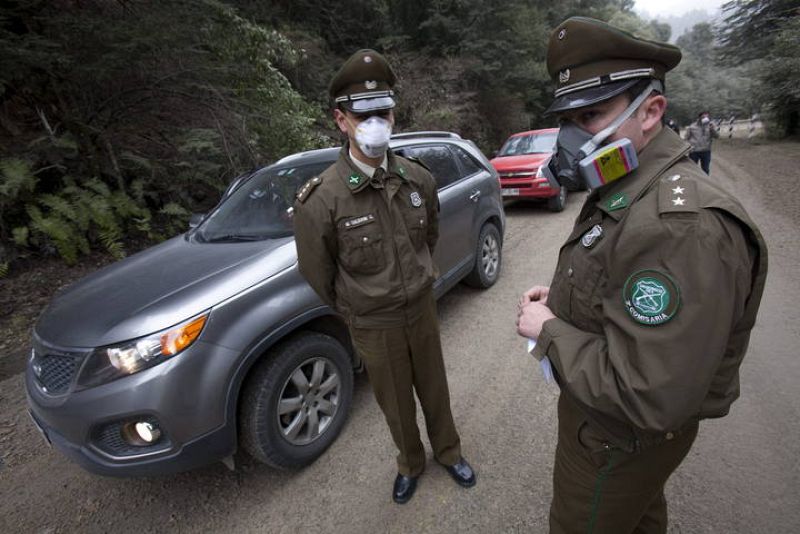 EL GOBIERNO CHILENO IMPIDE EL RETORNO DE LOS EVACUADOS POR ERUPCIÓN VOLCÁNICA