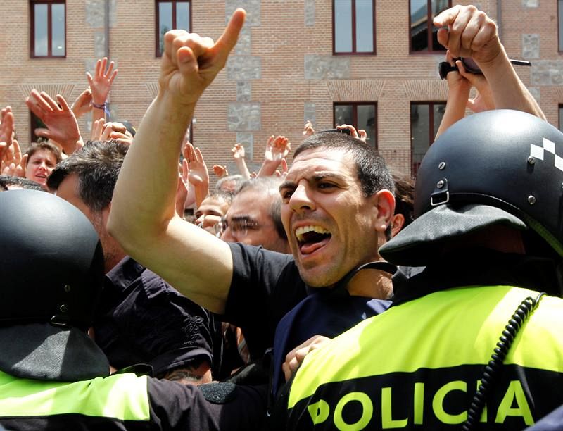 Protesta de 'indignados' en Madrid