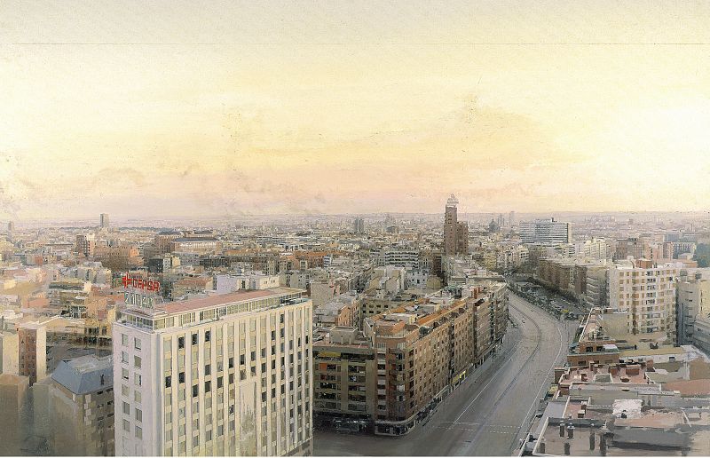 Antonio López 'Madrid desde Torres Blancas', 1974/1982