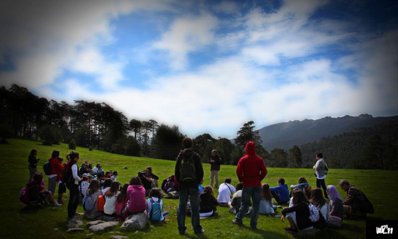 Educación contra el fuego en Valsaín