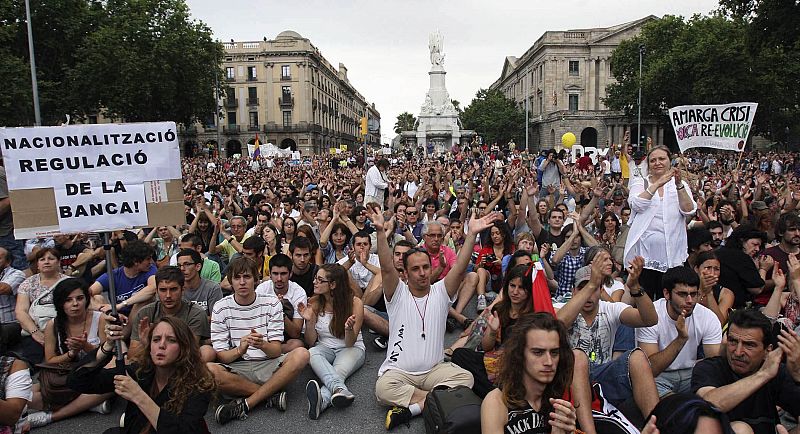 MANIFESTACIÓN 15-M EN BARCELONA