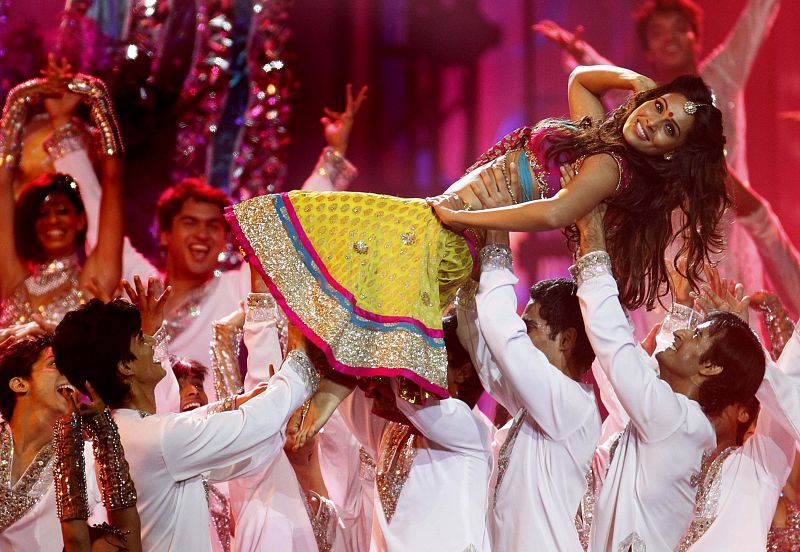 Bollywood actress Bipasha Basu dances during the International Indian Film Academy (IIFA) show in Toronto