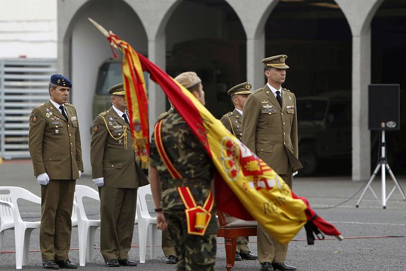 Don Felipe, durante el oficio celebrado en Gran Canaria