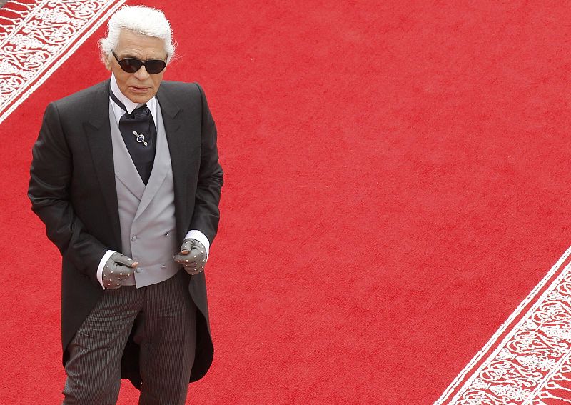 El diseñador alemán Karl Lagerfeld