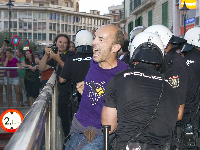 La Policía ha disuelto a los manifestantes