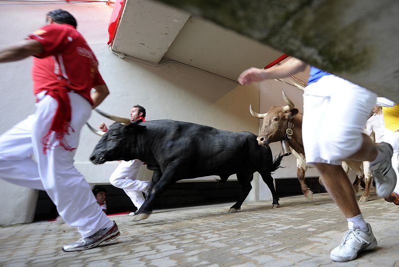 Segundo encierro de San Fermín 2011