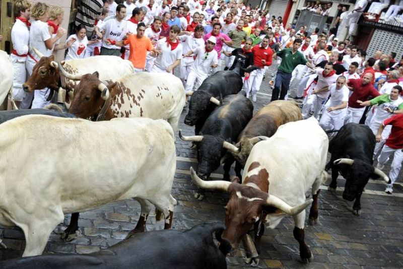  Tercer encierro San Fermín 2011