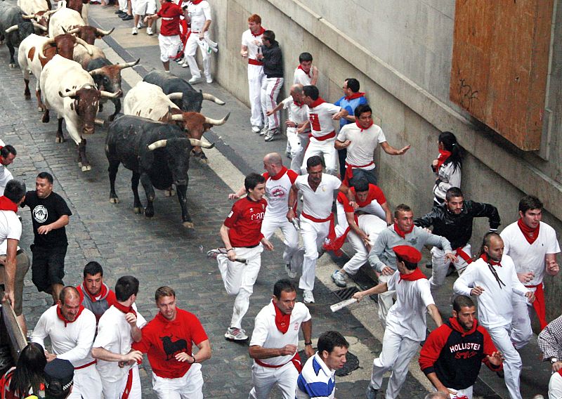 Cuarto encierro San fermín 2011