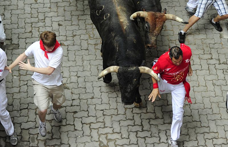Cuarto encierro San fFermín 2011