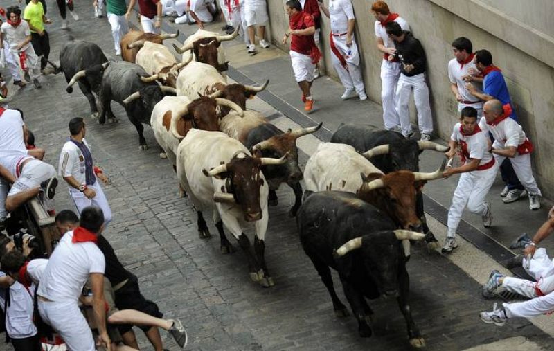 Cuarto encierro San fermín 2011