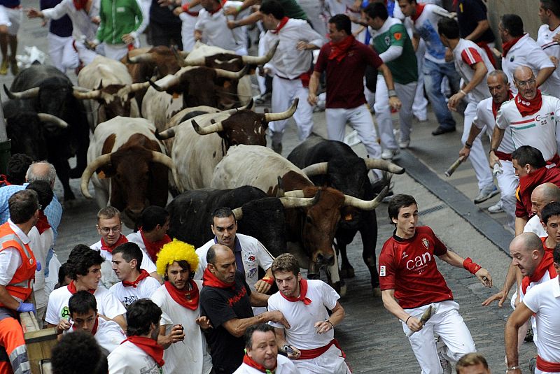 Cuarto encierro San fermín 2011