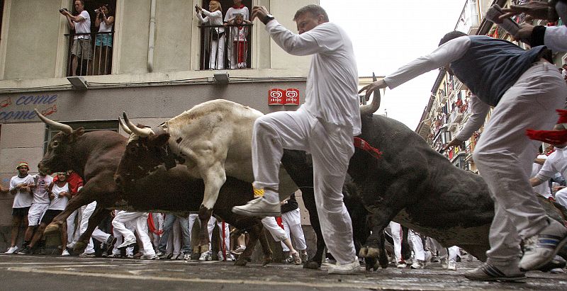 Cuarto encierro San fermín 2011