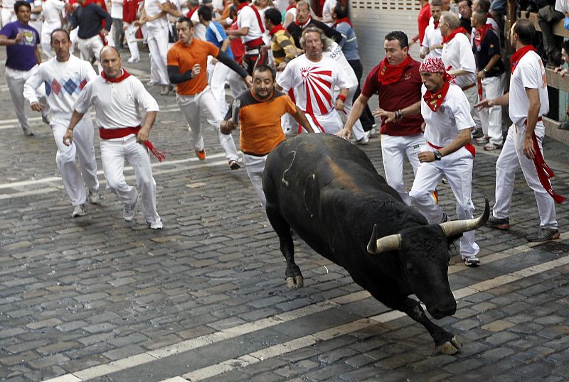 Quinto encierro San FermQuinto encierro San Fermín 2011