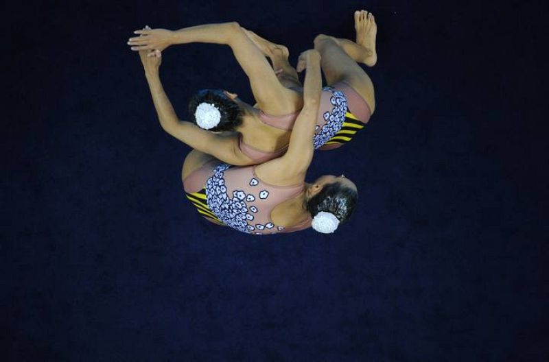  Andrea y Ona compitiendo en dúo