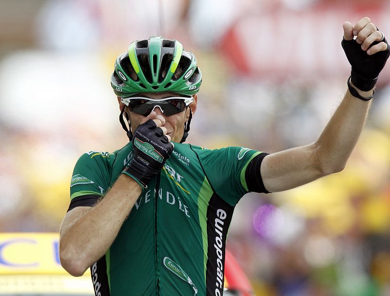 Pierre Rolland, mejor joven del Tour de Francia, ha sorprendido a todos con su actuación. Se impuso a Contador y Samuel Sánchez en la cima de Alpe d'Huez, frustrando la hazaña del pinteño.