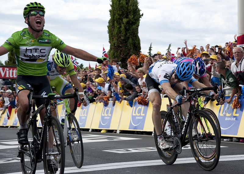 Cavendish apuró sus cartuchos hasta la previa alpina, donde logró su cuarta victoria en este Tour.