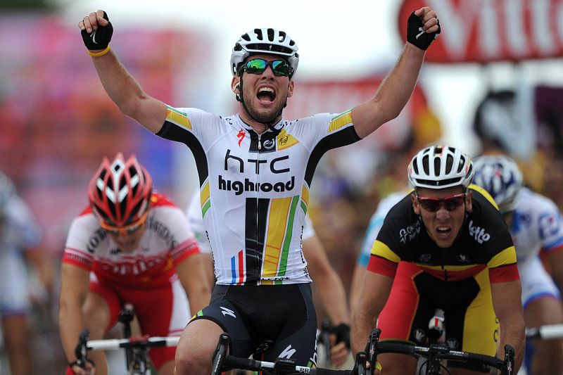 Cavendish se estrenó en este Tour en la quinta etapa, con final en Cap Frehel.