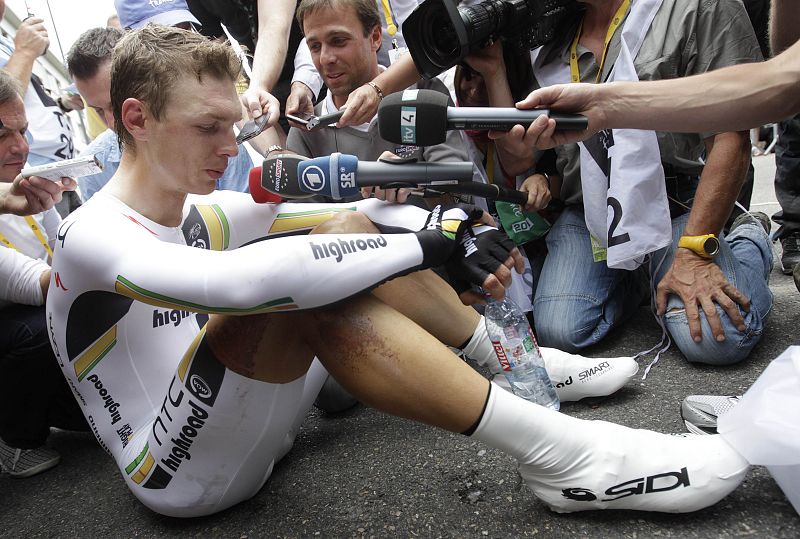 Tony Martin fue el ganador de la contrareloj celebrada en la penúltima etapa del Tour 2011.