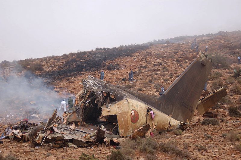 El avión militar se ha estrellado al sur de Marruecos.