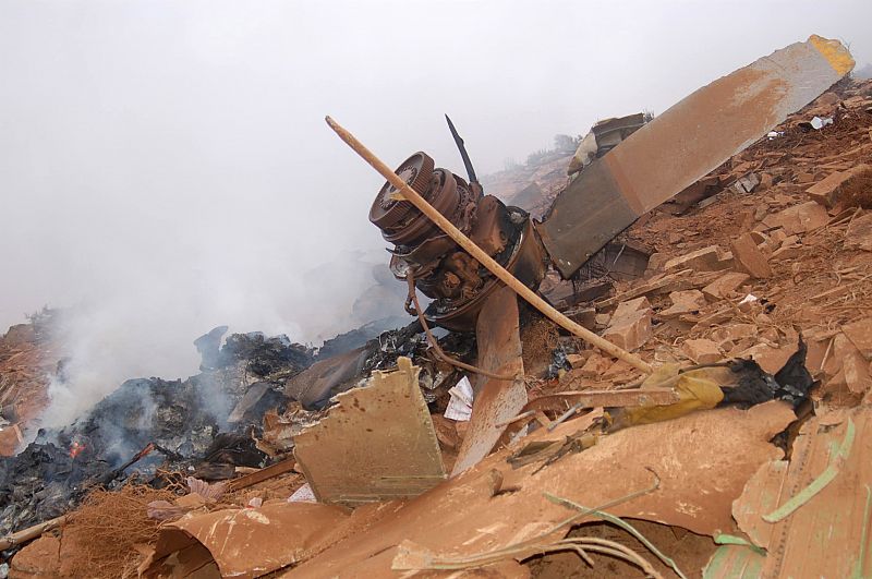 El avión siniestrado es un Hércules C-130 de los años 70 .