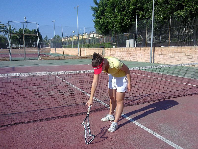 Partido calentito en la pista 1 de Paiporta