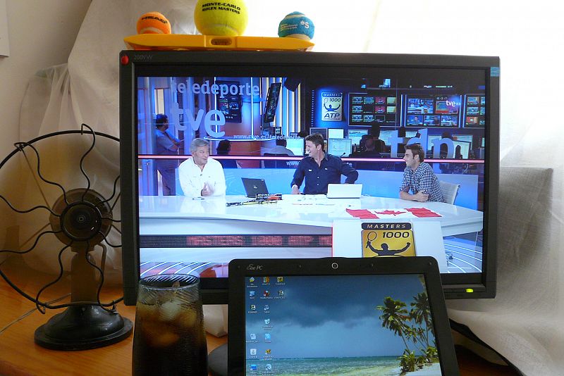 Ventilador, refresco, foto de playa y el tenis en TVE, mi verano tenístico