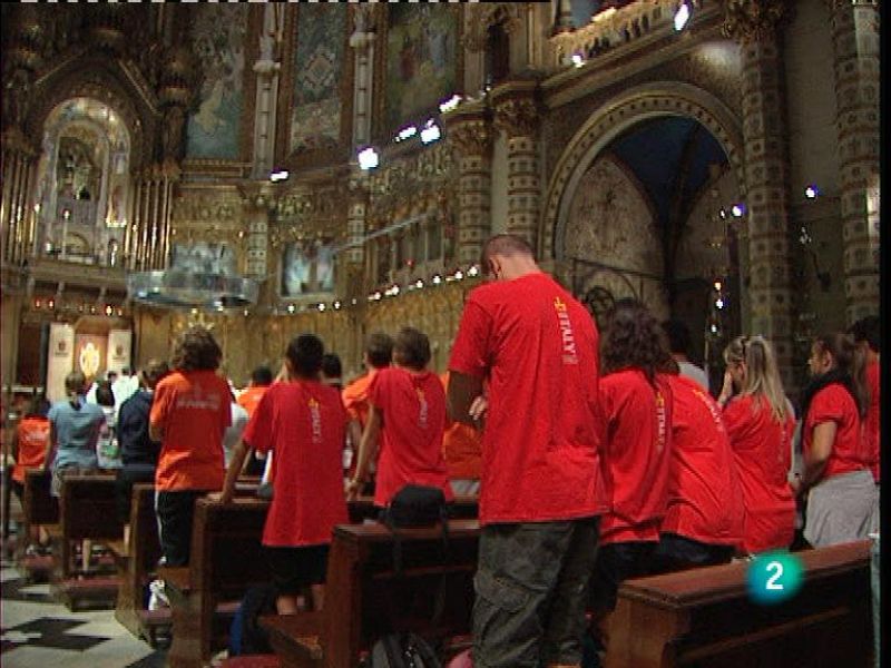 JMJ: el pas dels joves per Montserrat