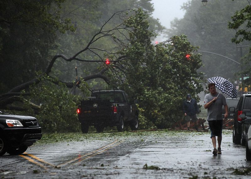 New York City Hit By Hurricane Irene