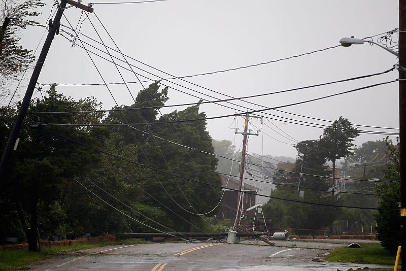 Hurricane Irene Slams Into Long Island