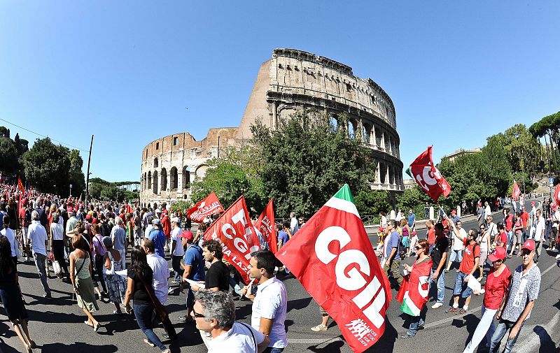 El Coliseo es testigo de la marcha de protesta