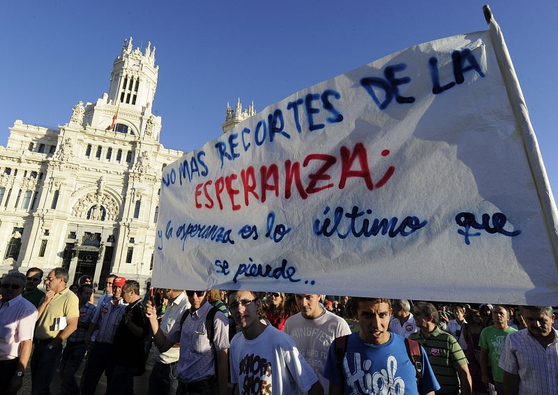 Los manifestantes reclaman una enseñanza de calidad.