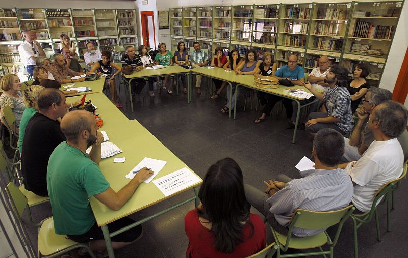 Asamblea de sindicatos de educación en la segunda jornada de movilizaciones