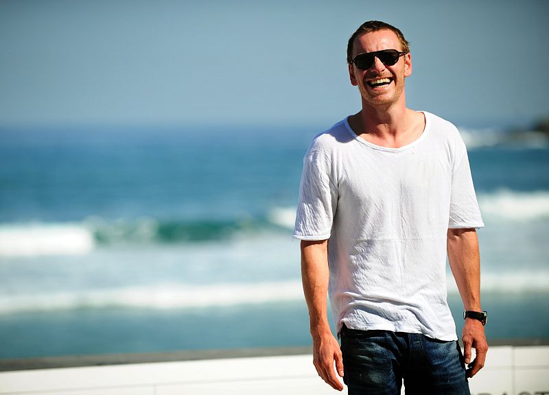 El director de cine alemán Michael Fassbender, hoy en San Sebastián.