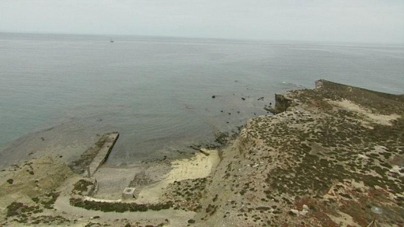 Las vista desde el faro de la isla de Alborán facilitan el rastreo de cetáceos