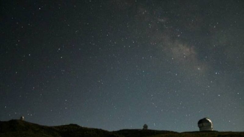 Ejemplo de cielo estrellado en la isla de La Palma. Video de Kike Herrero