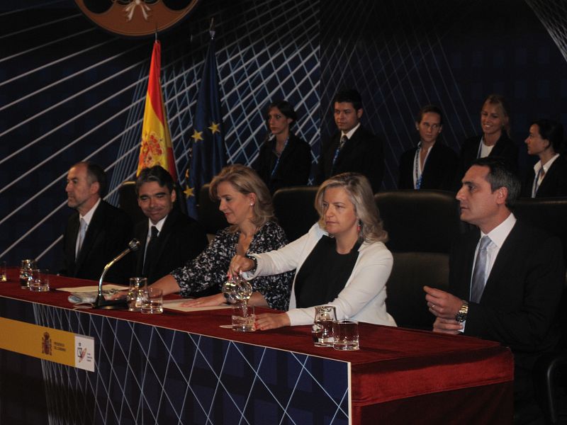 La Infanta Cristina ha presidido la ceremonia de entrega de las Reales Ordenes al Mérito Deportivo.