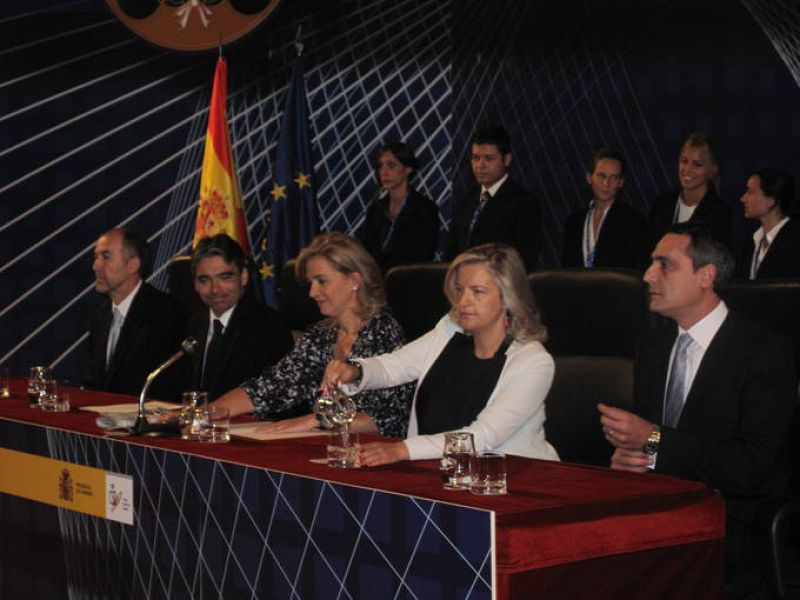 La Infanta Cristina ha presidido la ceremonia de entrega de las Reales Ordenes al Mérito Deportivo. 